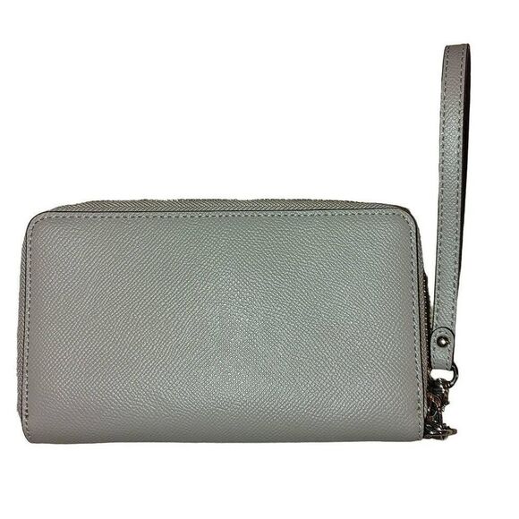 Michael Kors Women's Wallet Pearl Gray Wristlet - Picture 2 of 6